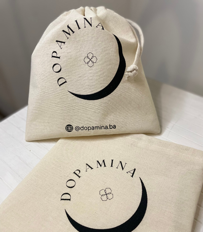 Bolsa de lienzo frunce 20x20 