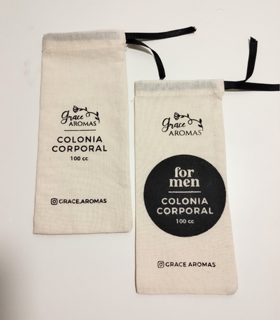 Bolsa de lienzo frunce 10x20 -100 unidades
