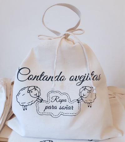 Bolsa frunce central con manija 20x20 