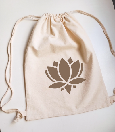 Mochila de lienzo 35x45 - 100 un.