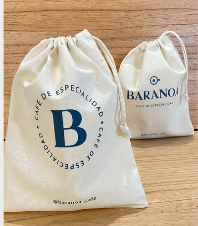 Bolsa de lienzo frunce 20x25 - 50 un.