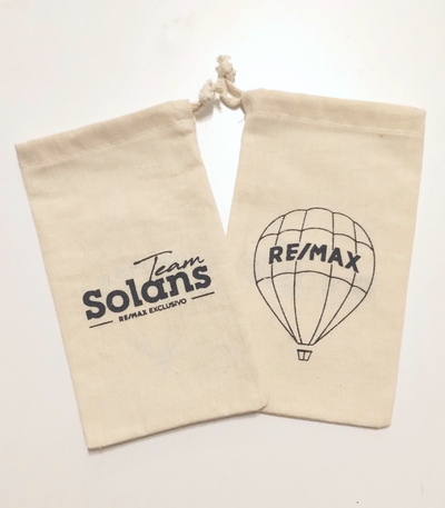 Bolsa de lienzo frunce 10x15 