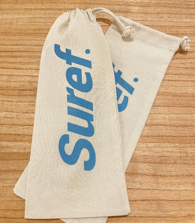 Bolsa de lienzo frunce 10x20