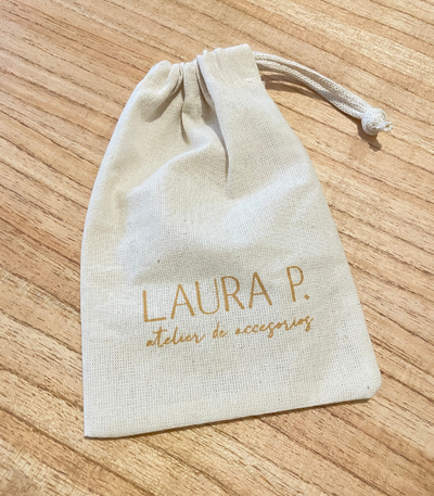 Bolsa de lienzo frunce 10x15 