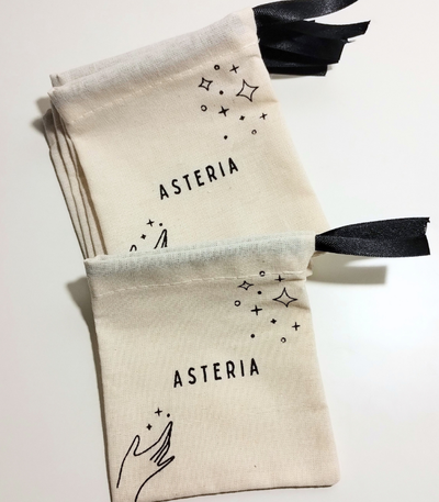 Bolsa lienzo frunce 10x10 -50 unidades