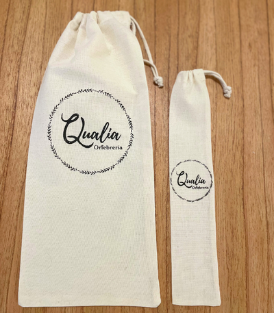 Bolsa de lienzo frunce 20x30 - 50 unidades