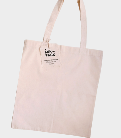 Bolsa de lienzo con manijas lisa 30x40 - 100 unidades