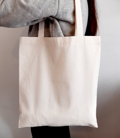 Bolsa de lienzo con manijas lisa 35x40 - 50 unidades