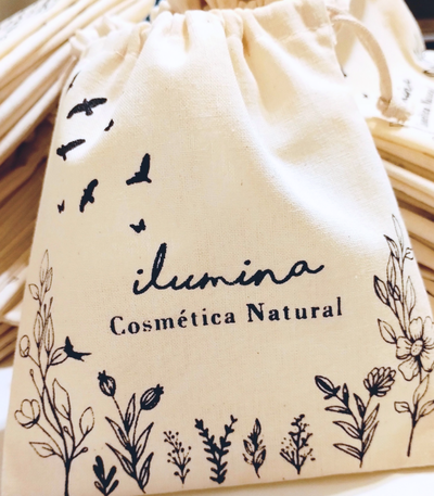 Bolsa de lienzo frunce 15x15 - 50 unidades