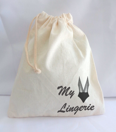 Bolsa de lienzo frunce 30x30 - 50 unidades