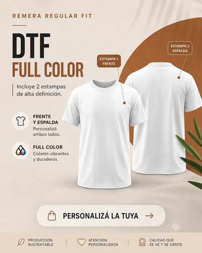 REMERAS PERSONALIZADAS - 2 diseños