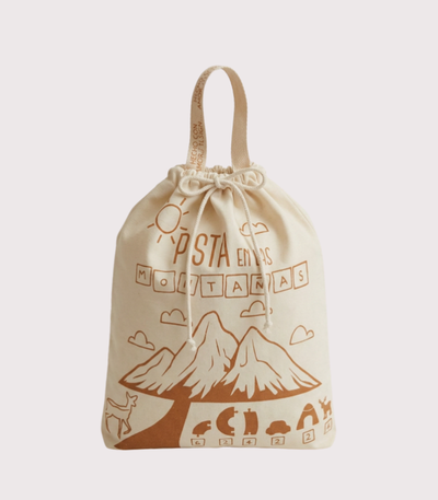 BOLSA FRUNCE CON MANIJA - 20X25
