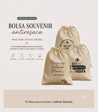 BOLSA para KIT ANTIRESACA - 12x15