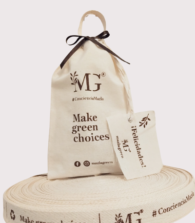 BOLSA FRUNCE CON MANIJA - 15X20