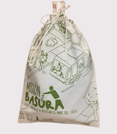 BOLSA FRUNCE CON MANIJA - 30X40