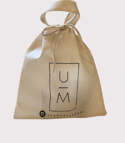 BOLSA FRUNCE CON MANIJA - 20X20