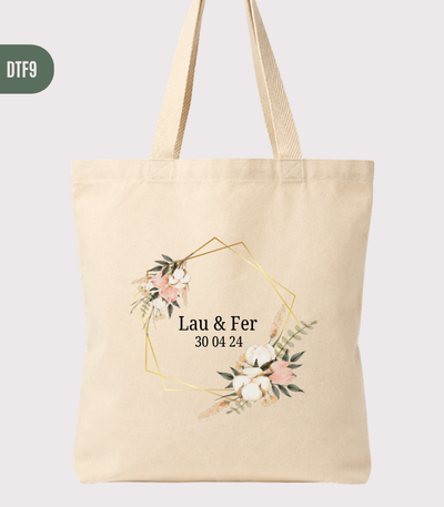 BOLSA TOTE CASAMIENTO 35x40 - DTF COLOR
