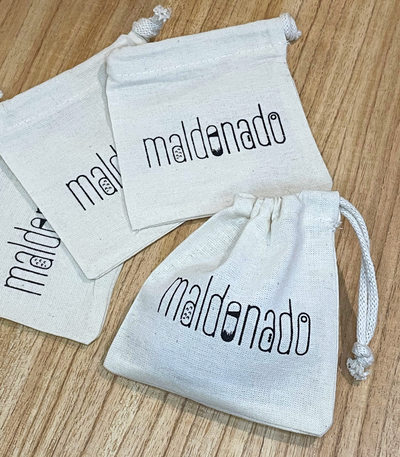 Bolsa lienzo frunce 10x10 