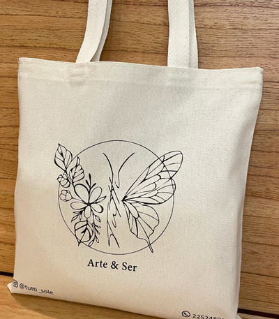 Bolsa de lienzo con manijas 30x30 - 50 un.