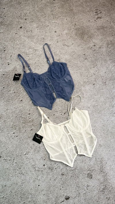 Corset tul y encaje 