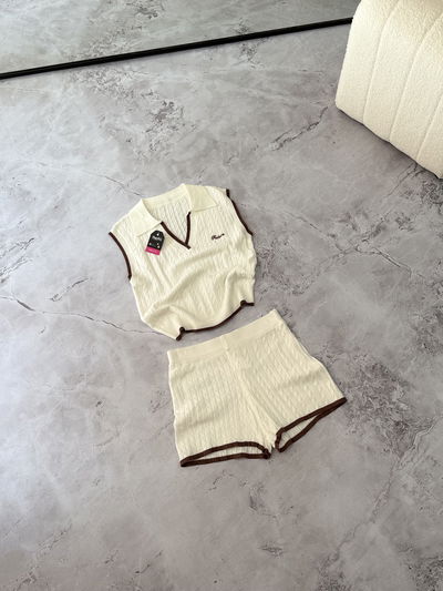 Set hilo chomba + short / Talle S y M