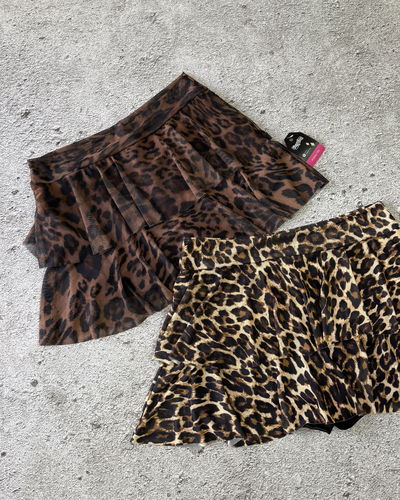 Mini de tul con short abajo 