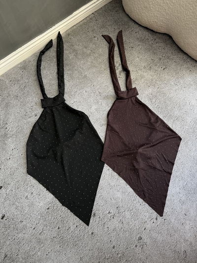 Top triángulos con stras 