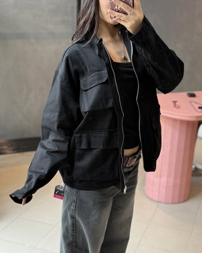 Chaqueta de gabardina / talle S, M y L 