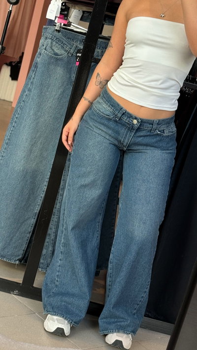 Wide leg tiro bajo / talle 36 al 42 