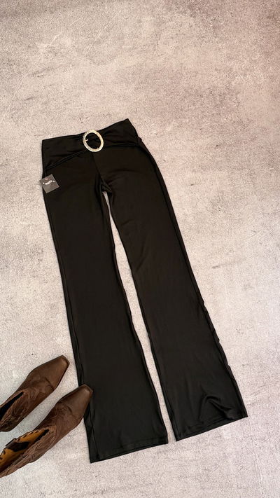 Calza tiro bajo con cinturón (talle unico)