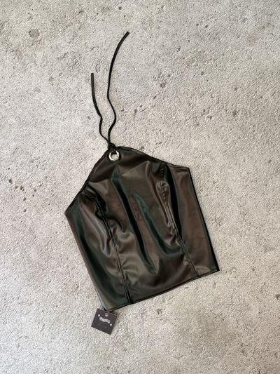 Top cuerina 