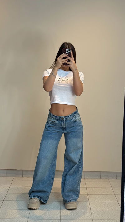 Jeans Baggy tiro medio/bajo