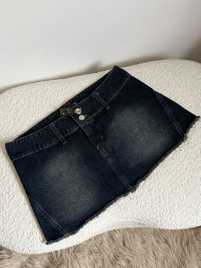Mini de Jeans tiro bajo / talle 36,38,40 y 42