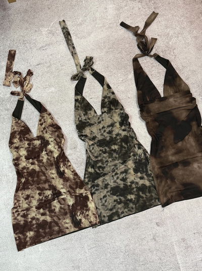 Vestido microtul batik 