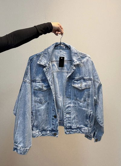 Campera de jeans over 