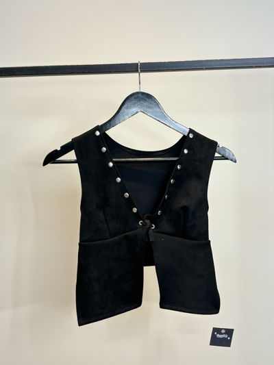Top chaleco vaquero (talle único)