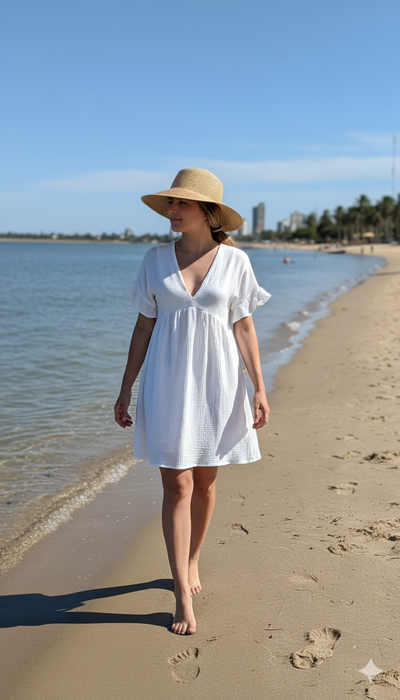 VESTIDO KIMONO MOLDES A4 PDF  - S,M,L,XL,2XL,3XL