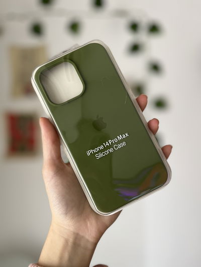 SILICONE CASE VERDE OLIVA 14promax