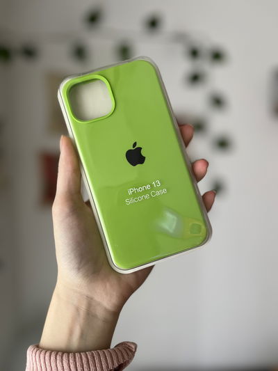 SILICONE CASE VERDE MANZANA 13