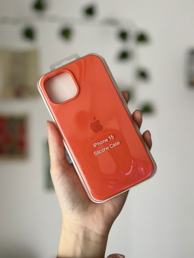 SILICONE CASE NARANJA 15