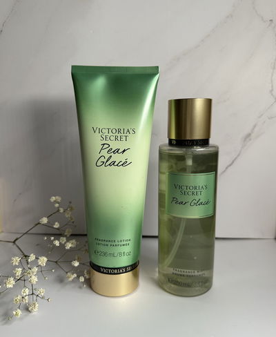 Combo body splash + crema Pear Glacé