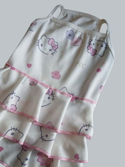 VESTIDO KITTY BLANCO