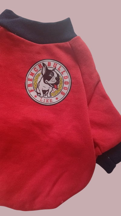 BUZO ESTAPADO ROJO BULLDOG