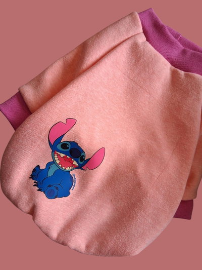 BUZO ESTAPADO ROSADO STITCH 