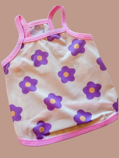 MUSCULOSA FLORES LILAS 