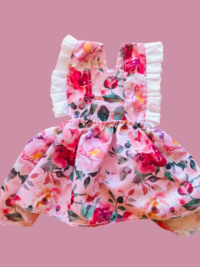 VESTIDO FLORES ROSA