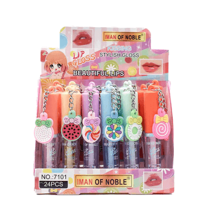 Gloss con colgante de paletas