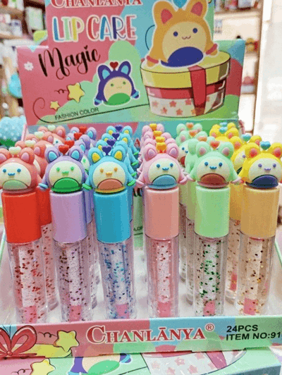 Gloss muñequito kawaii