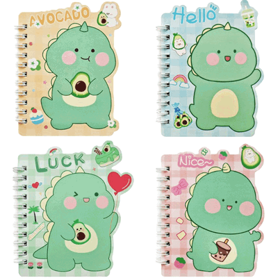 Libreta Dino kawaii