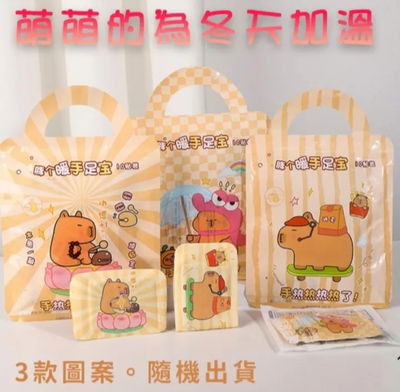 Pack de Parches Calentadores de manos y Pies Capibara (5 pares)
